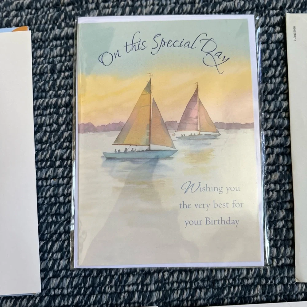 New 8 of different brand of Happy Birthday’s cards with envelopes.